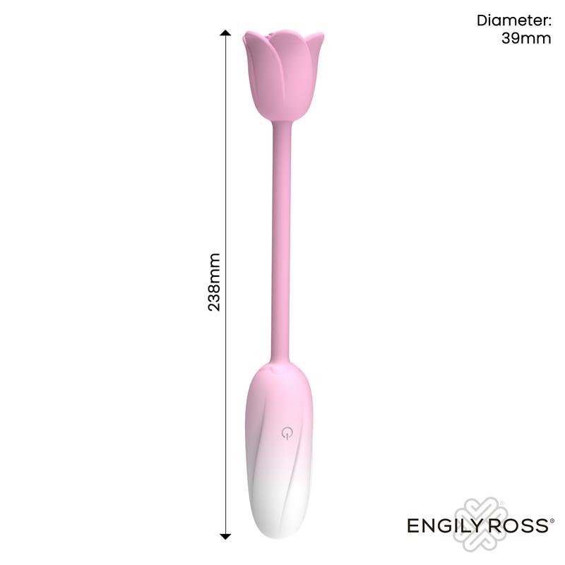 Florae Huevo Vibrador con Rosa Estimuladora - Imagen 7