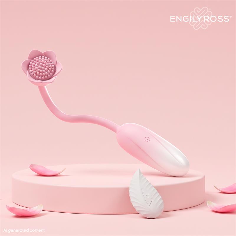 Florae Huevo Vibrador con Rosa Estimuladora - Imagen 8