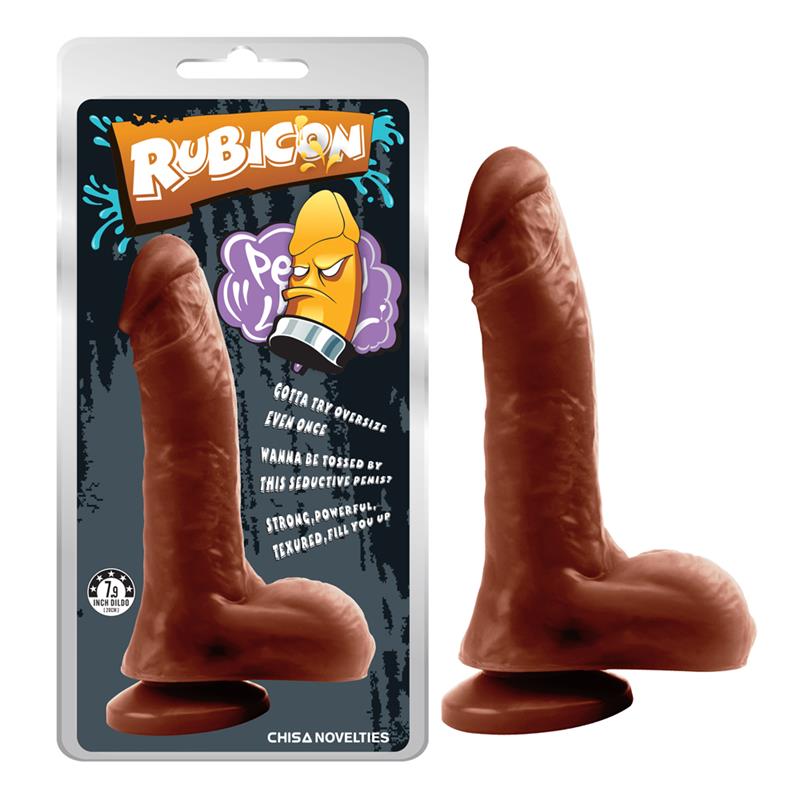 Detalle de Night Club Dildo 7.9 - 20cm Marrón