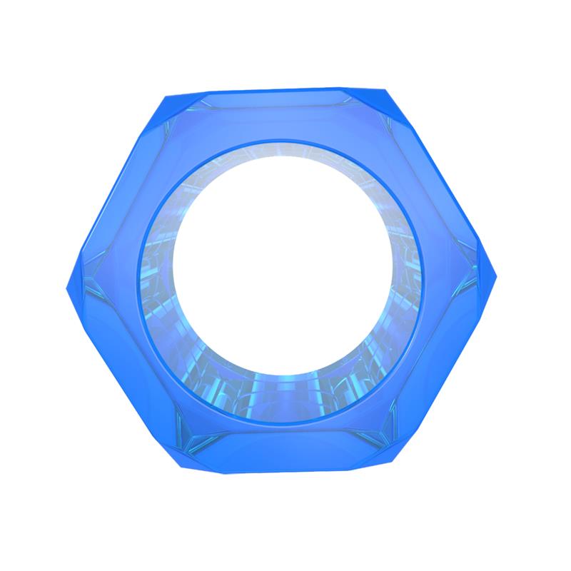 Detalle de Nust Bolts Anillo para el Pene Azul
