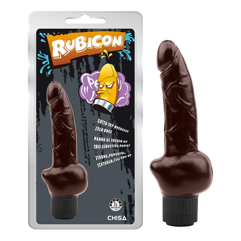 Obsidian Vibrador Realista 7.5 - 19cm Marrón - Imagen 6