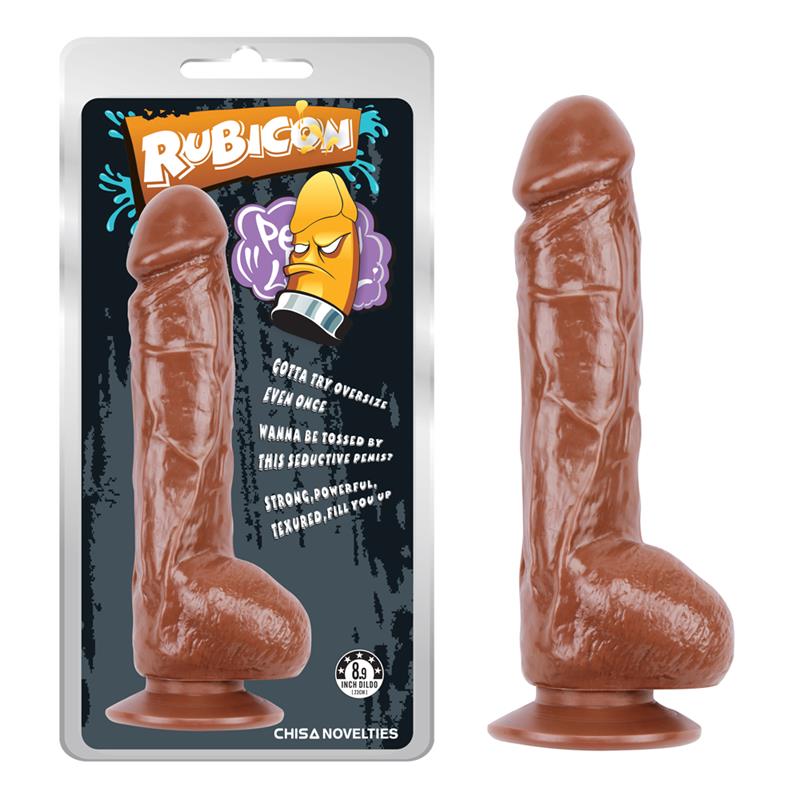 Detalle de Orgasm Stealer Dildo 8.5 - 22.3cm Marrón